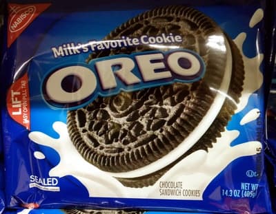oreo cookies shelf