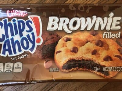 Nabisco chips ahoy! cookies brownie filled 1x9.5 oz