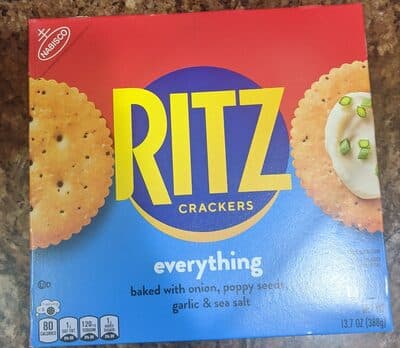 End Cap Ritz Crackers Everything Flavour 1x13.7 Oz