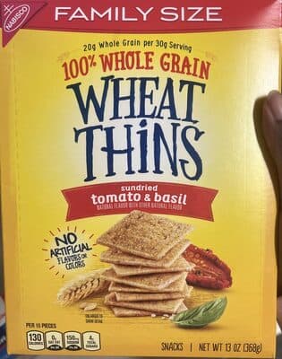 Wheat Thins Sundried Tomato and Basil