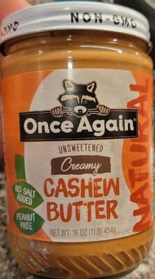 Creamy Cashew Butter