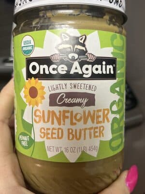 Organic Sunflower Seed Butter