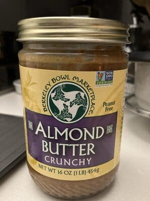 Crunchy Almond Butter