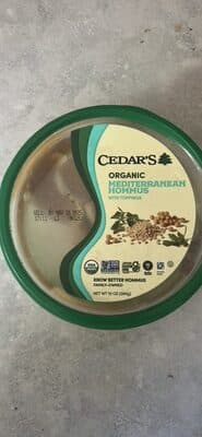 Organic Mediterranean Hommus with Toppings