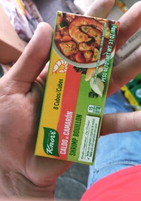 Knorr, bouillon, shrimp flavor with other natural flavor