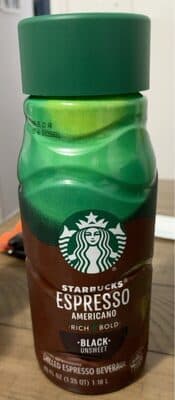 Espresso Americano Black Unsweet