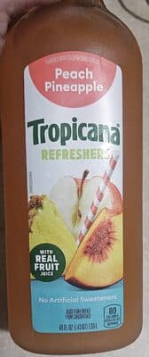 Tropicana refreshers - peach pineapple. - Tropicana