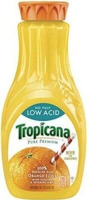 Pure Premium Low Acid No Pulp 100% Pure Orange