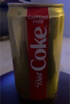 Caffine free diet coke