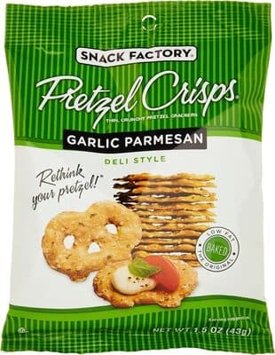 Pretzel Crisps Garlic Parmesan Deli Style