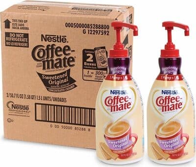 Nestle Coffeemate Coffee Creamer Sweetened Original