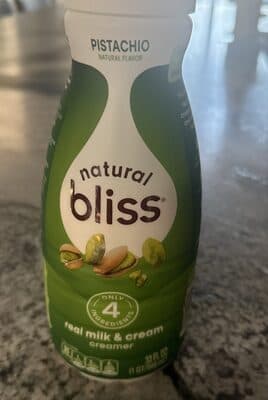 natural bliss Real Milk & Cream pistachio