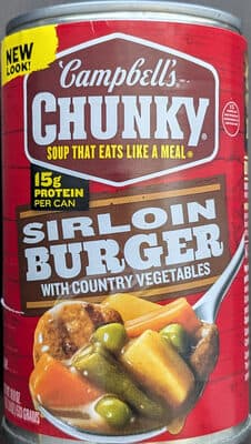 Sirloin Burger with Country Vegetables