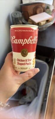 Chicken & Star Shaped Pasta Soup