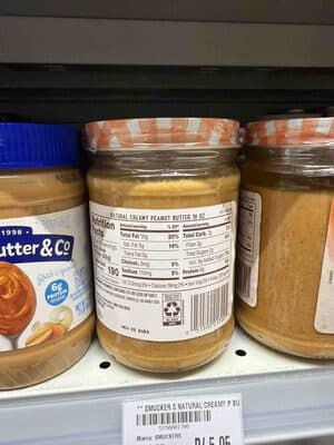 Natural Creamy Peanut Butter 16 Oz