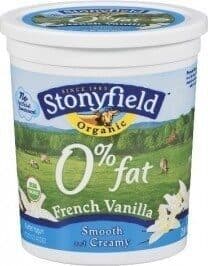 Organic Vanilla Nonfat Yogurt