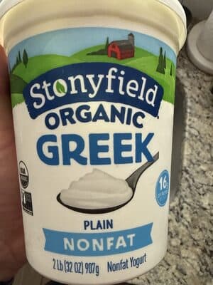 Greek Plain Nonfat Yogurt