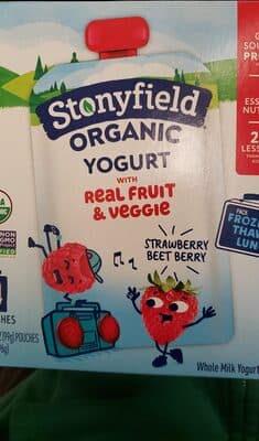 Organic Whole Milk Strawberry Beet Berry