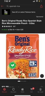 Ready Rice Spanish Style with Tomatoes & Peppers
