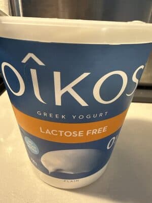 Yogourt Grec Nature Sans Lactose