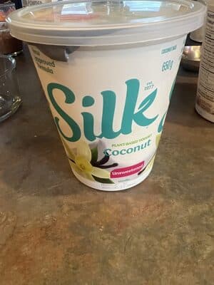 Vanilla unsweetened coconut yogurt