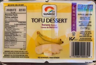 Banana Flavour Tofu Dessert