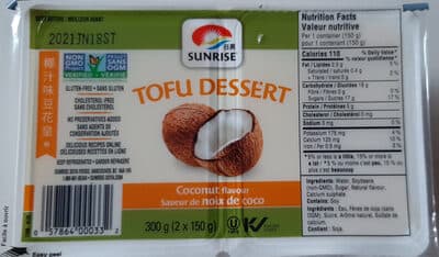 Coconut Flavour Tofu Dessert