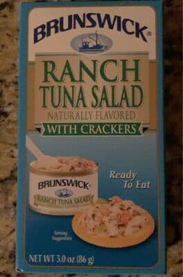 Ranch Tuna Salad with Crackers