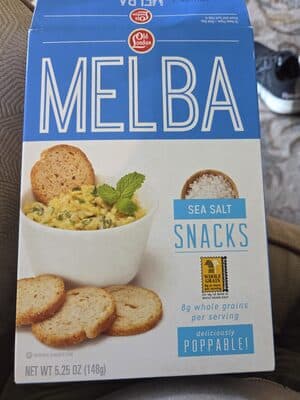 Old London, Sea Salt Melba Snacks, Sea Salt