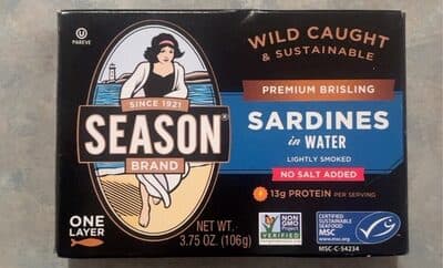 Sardines in water