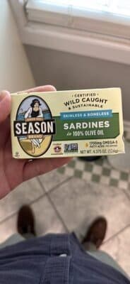 SARDINE FILLETS in 100% OLIVE OIL