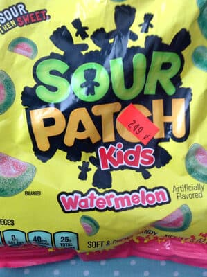 Sour Patch Watermelon Peg Bag