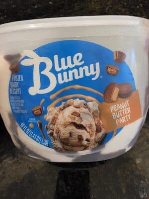 Peanut butter party ice cream