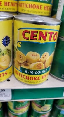 Cento, artichoke hearts