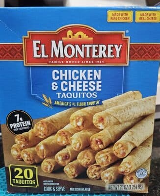 CHICKEN & CHEESE TAQUITOS