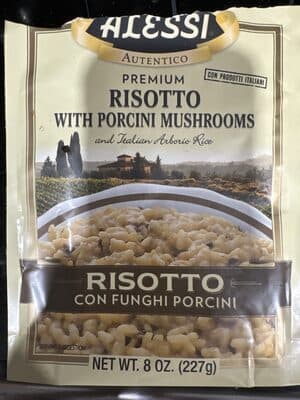 RISOTTO WITH PORCINI MUSHROOMS