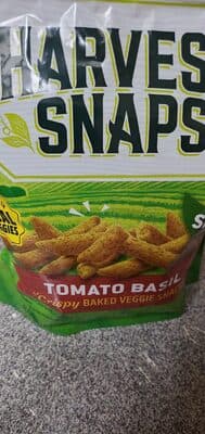 Tomato Basil Crispy Baked Veggie Snacks