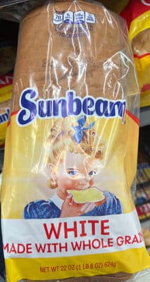 Bread, made with whole grain