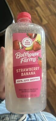 Strawberry Banana 100% Juice Smoothie
