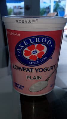 Axelrod, lowfat yogurt, plain