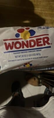 CALCIUM FORTIFIED ENRICHED BREAD
