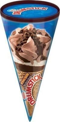 Nestle Drumstick Triple Chocolate King Size Sundae Cone 7.5 Oz
