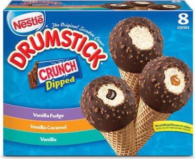 Drumstick Crunch Dipped Ice Cream Cone