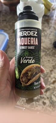 Taqueria Street Sauce Original Verde Taco Sauce