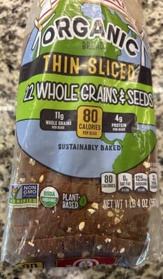 Organic Bread Thin-Sliced
