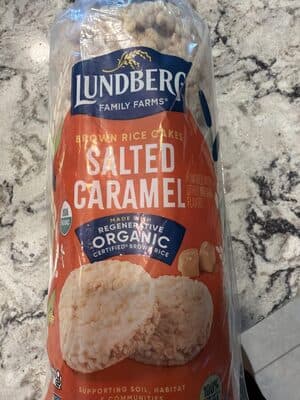 Brown Rice Cakes Salted Caramel