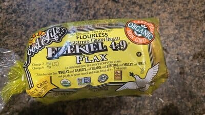 Flourless Sprouted Grain Bread Ezekiel 4:9 Flax
