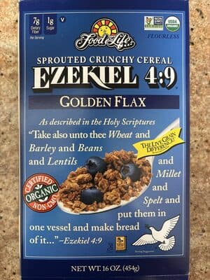 Ezekiel 4:9 - Golden Flax - Sprouted Whole Grain Cereal