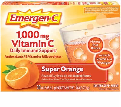 Super Orange Flavored Fizzy Drink Mix with Natural Flavors