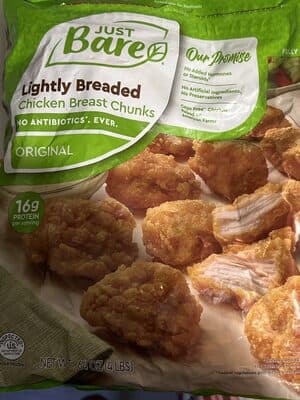 Lightly Breaded Chicken Breast Chunks
